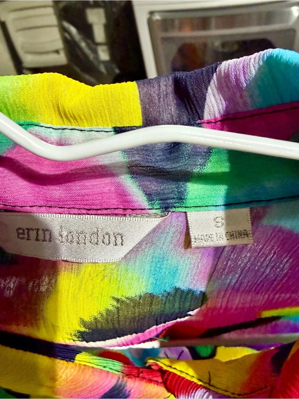 Vivid Floral Button-Up Shirt - Multicolor